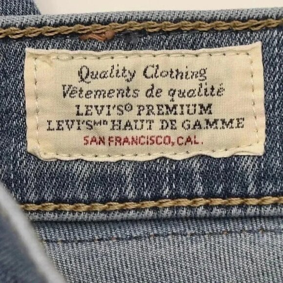 Levi's 311 Shaping Skinny Premium High Rise Denim Light Wash Jeans Size 28 - Picture 7 of 10